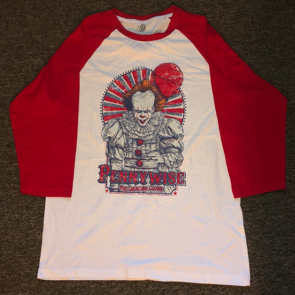 IT jersey featuring penny wise the clown